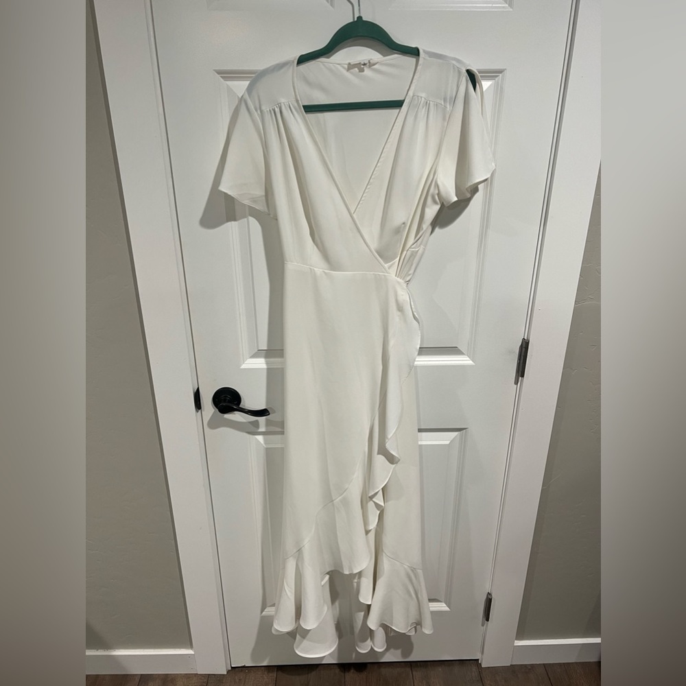 White Wrap Dress
